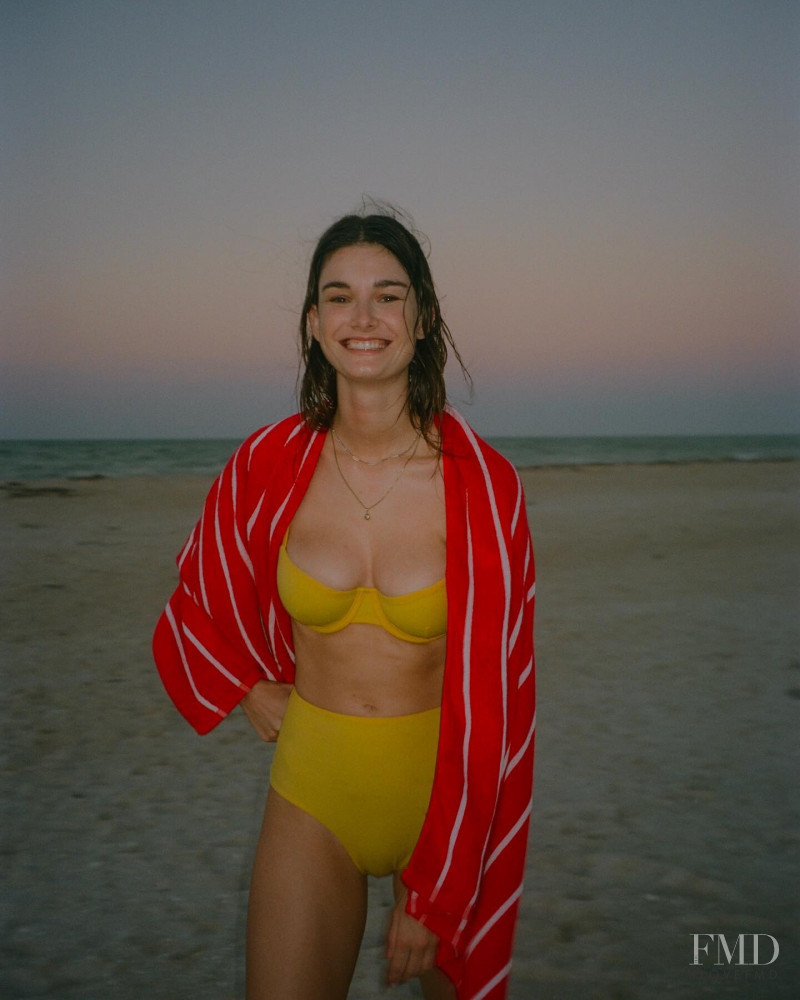 Ophélie Guillermand featured in  the Cuup advertisement for Spring/Summer 2022