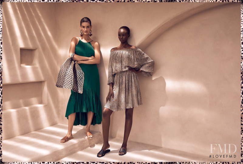 Ophélie Guillermand featured in  the Witchery Limited Edition: Paradise Found lookbook for Resort 2020