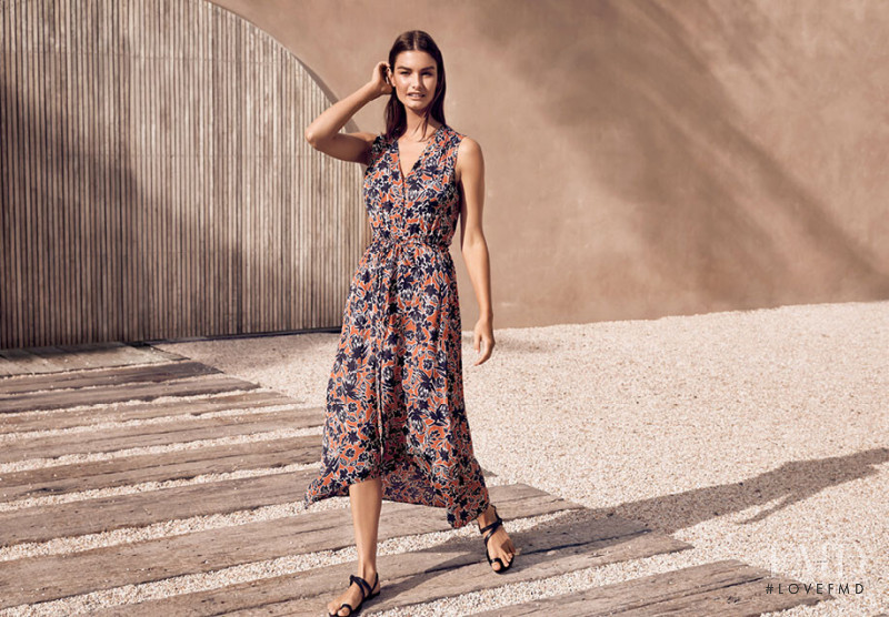 Ophélie Guillermand featured in  the Witchery Limited Edition: Paradise Found lookbook for Resort 2020