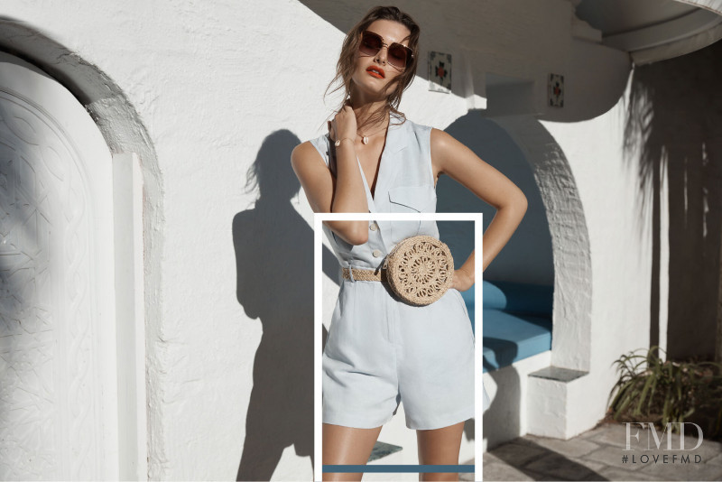 Ophélie Guillermand featured in  the Witchery Summer Vacation Dressing lookbook for Resort 2020