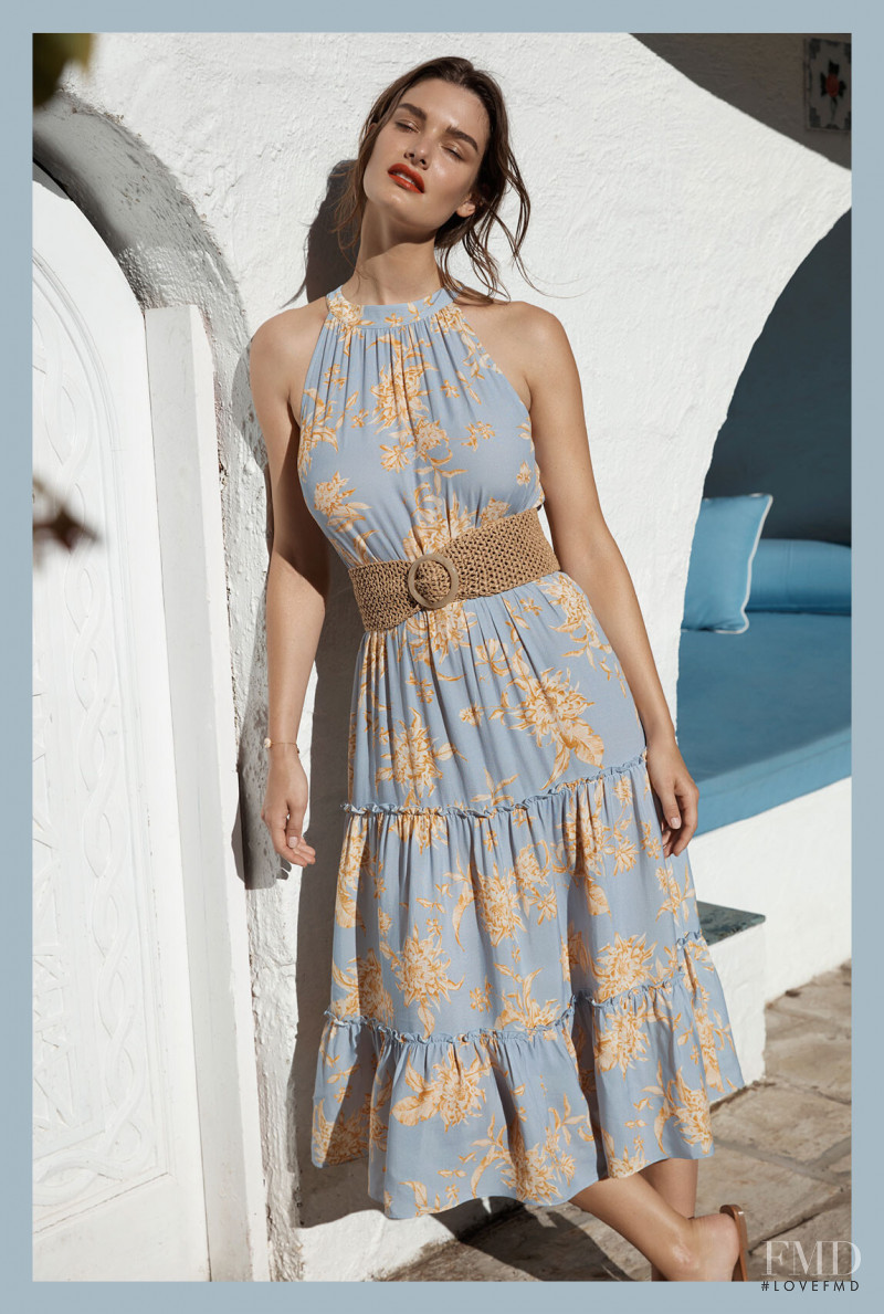 Ophélie Guillermand featured in  the Witchery Summer Vacation Dressing lookbook for Resort 2020
