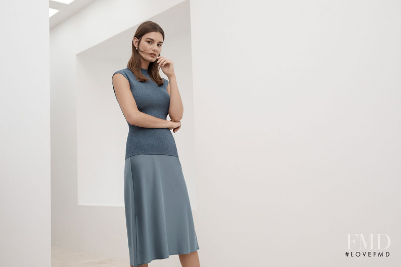 Ophélie Guillermand featured in  the Witchery Spring Summer Workwear lookbook for Resort 2020