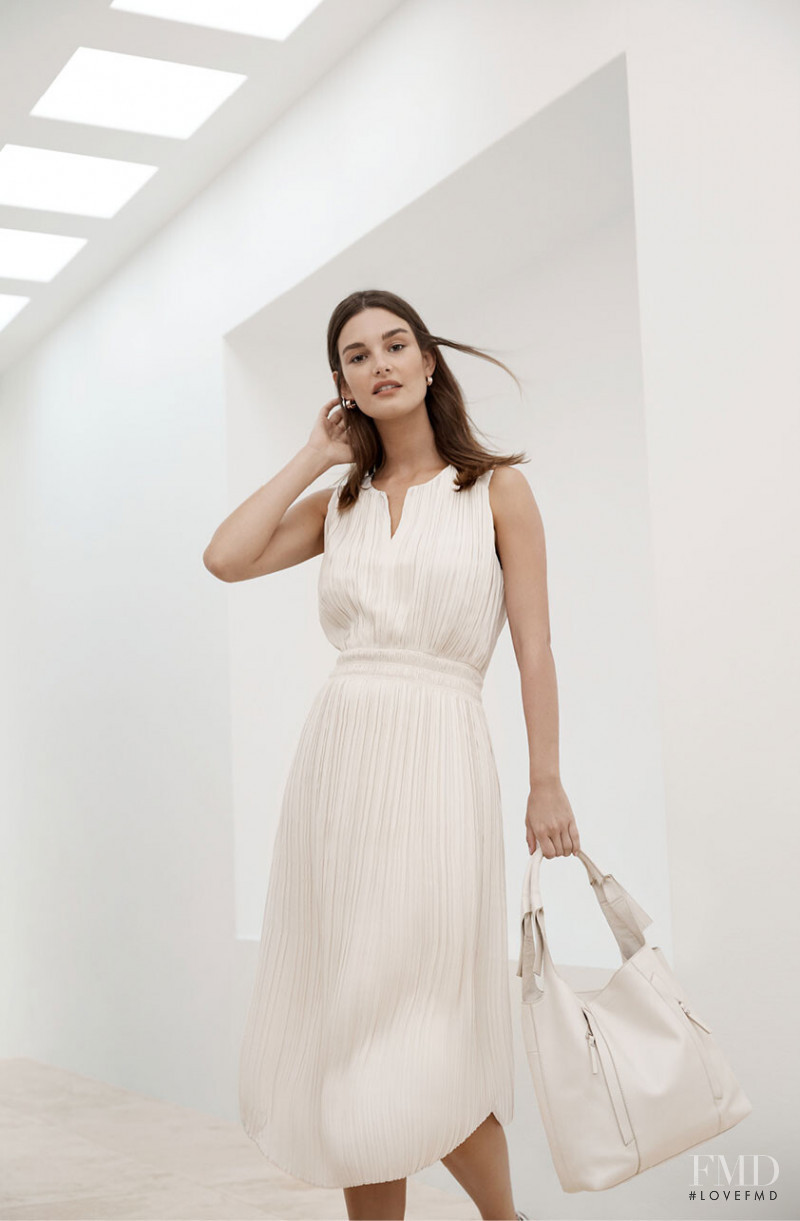 Ophélie Guillermand featured in  the Witchery Spring Summer Workwear lookbook for Resort 2020