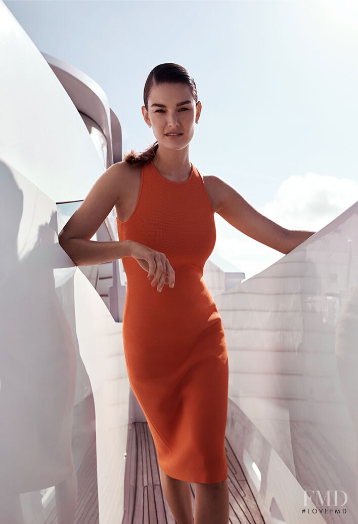 Ophélie Guillermand featured in  the Witchery Summer Colour Trends lookbook for Resort 2020