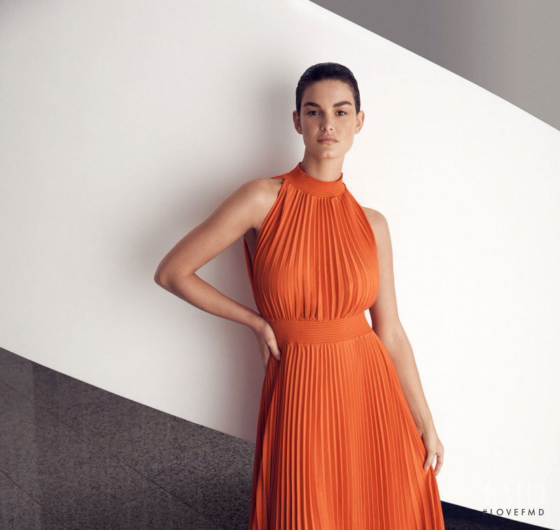 Ophélie Guillermand featured in  the Witchery Summer Colour Trends lookbook for Resort 2020