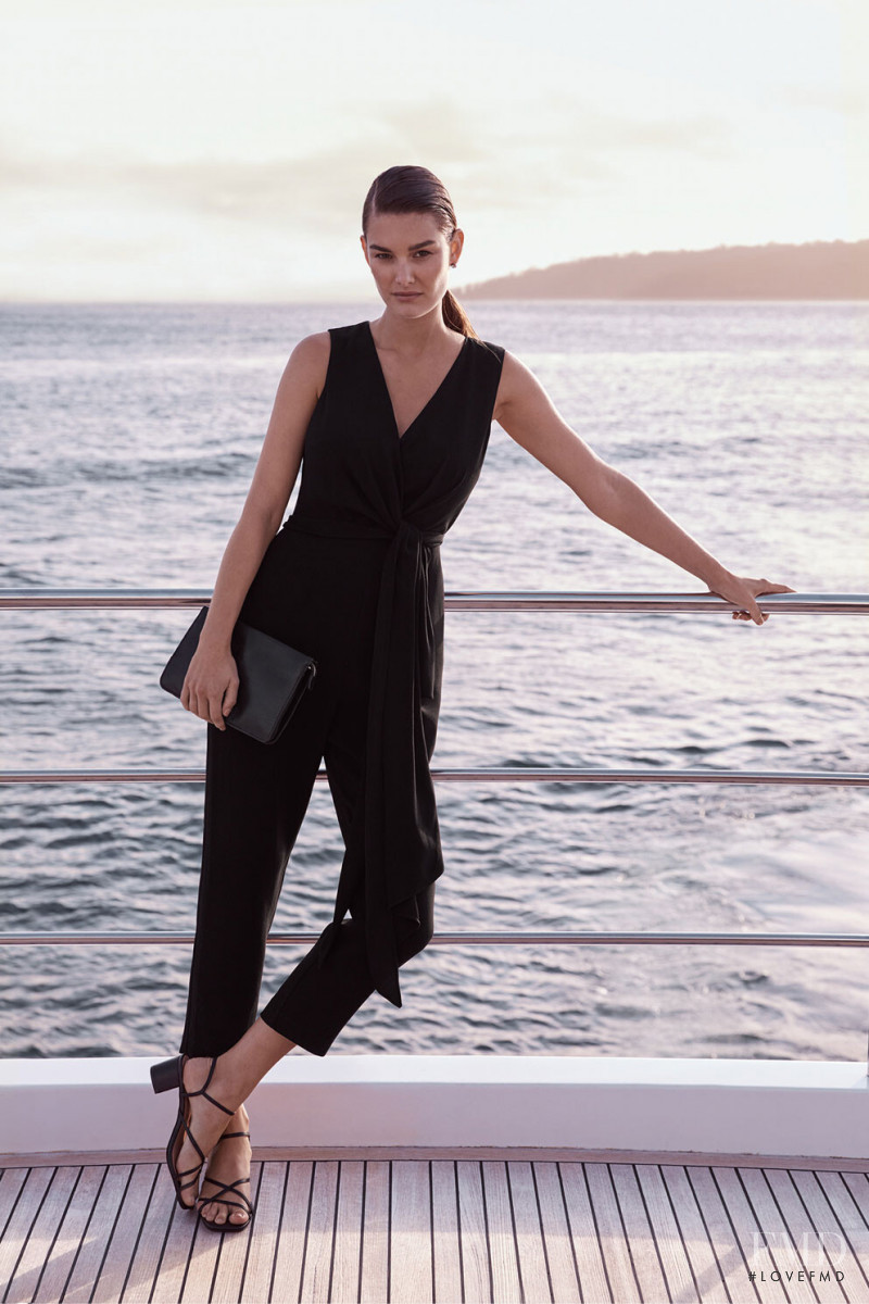 Ophélie Guillermand featured in  the Witchery French Riviera lookbook for Resort 2020