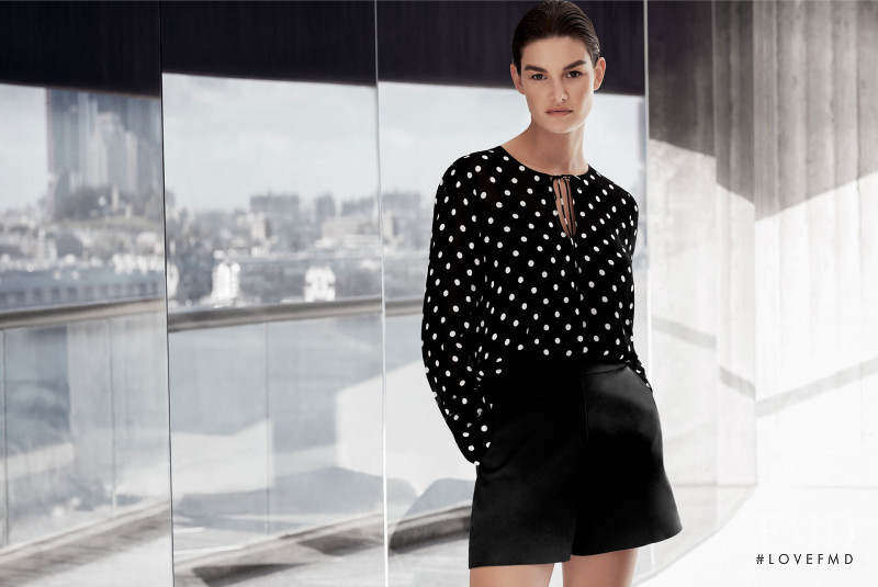 Ophélie Guillermand featured in  the Witchery French Riviera lookbook for Resort 2020