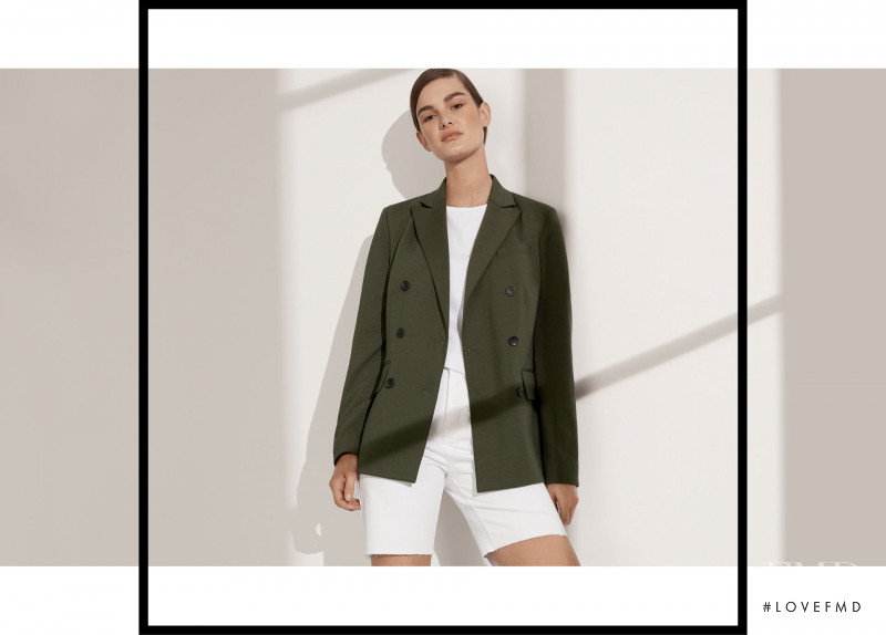 Ophélie Guillermand featured in  the Witchery Smart Casual Workwear lookbook for Spring/Summer 2020