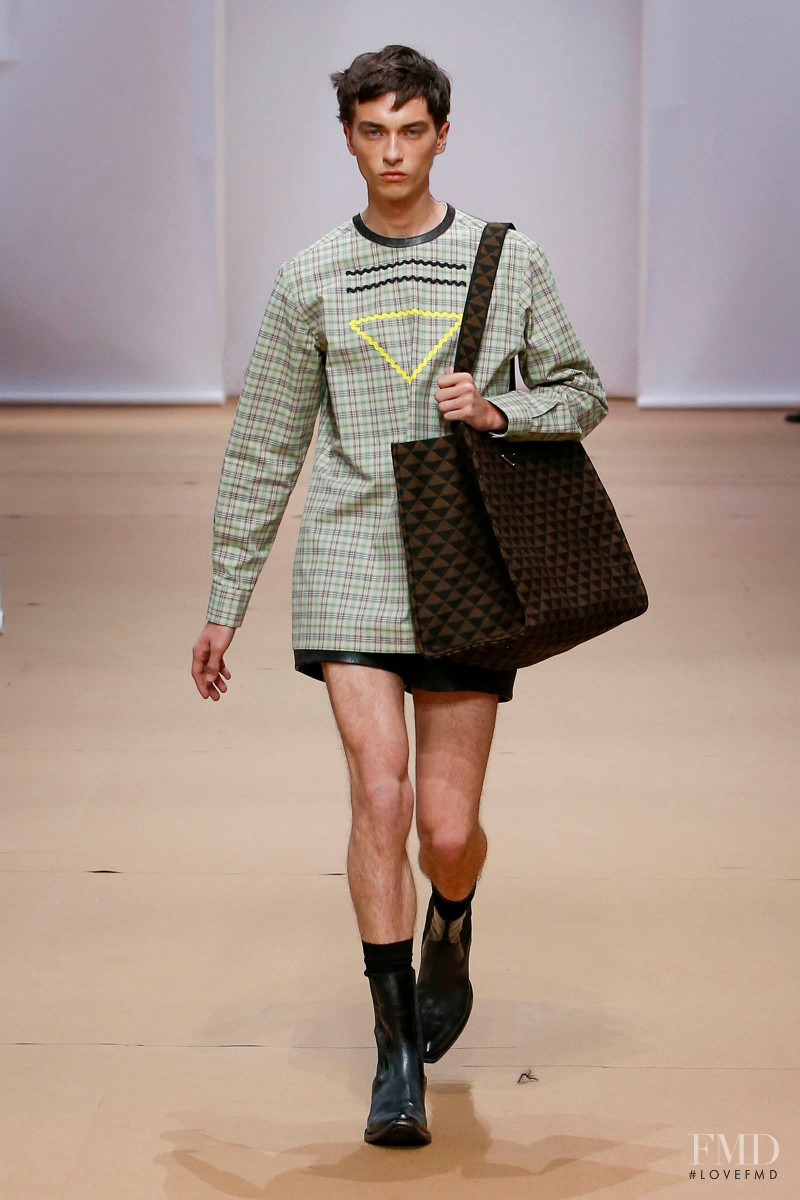 Viktor Krohm featured in  the Prada fashion show for Spring/Summer 2023