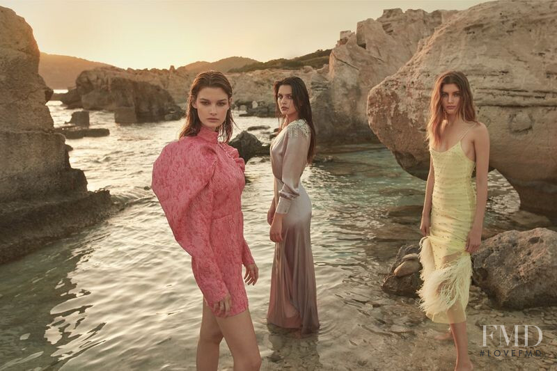 Ophélie Guillermand featured in  the Luisaviaroma advertisement for Spring/Summer 2020