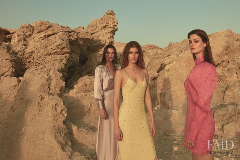 Ophélie Guillermand featured in  the Luisaviaroma advertisement for Spring/Summer 2020