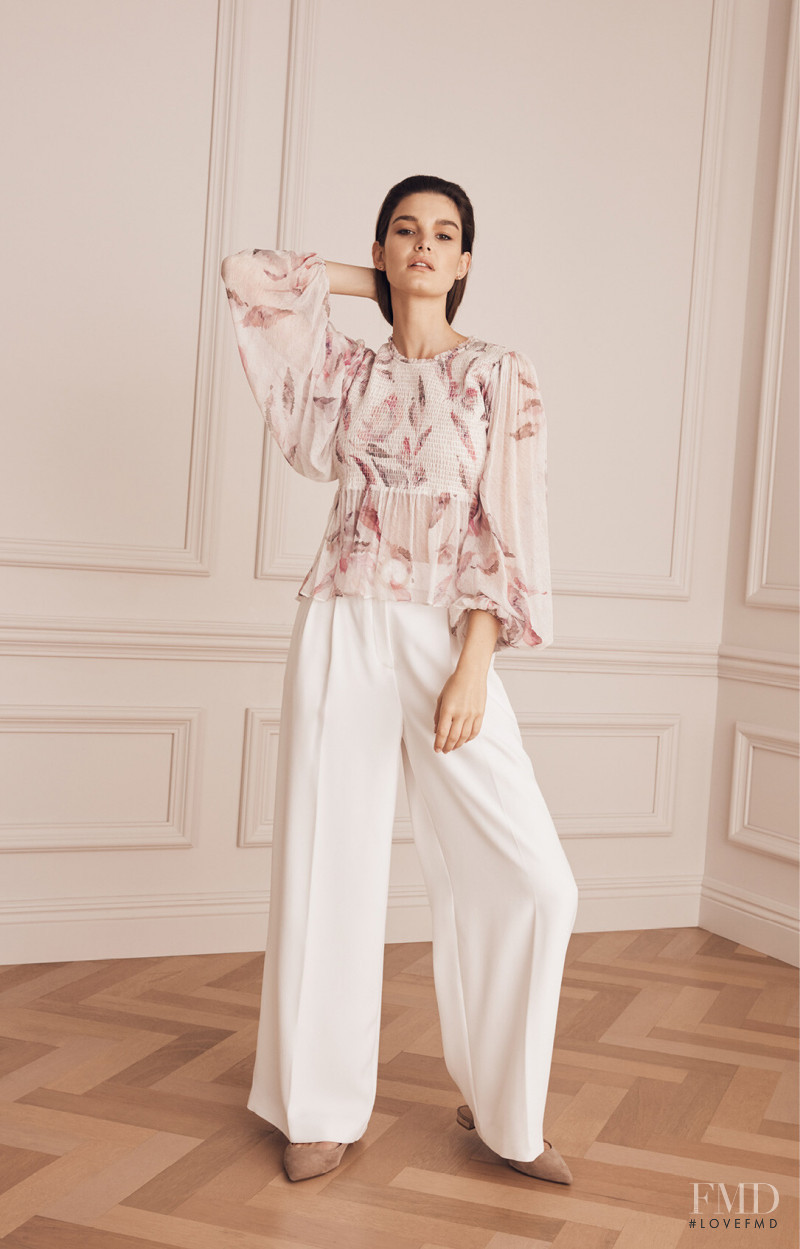 Ophélie Guillermand featured in  the Witchery Perfect Sets: Timeless Tailoring lookbook for Fall 2019