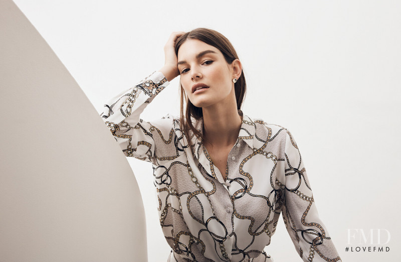 Ophélie Guillermand featured in  the Witchery The Nautical Trend and How To Wear It lookbook for Fall 2019