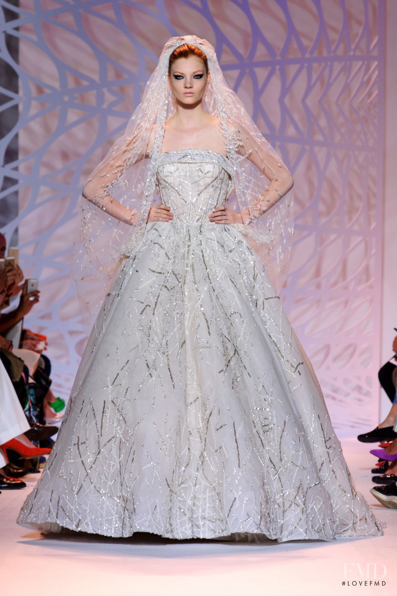 Anastasia Ivanova featured in  the Zuhair Murad fashion show for Autumn/Winter 2014