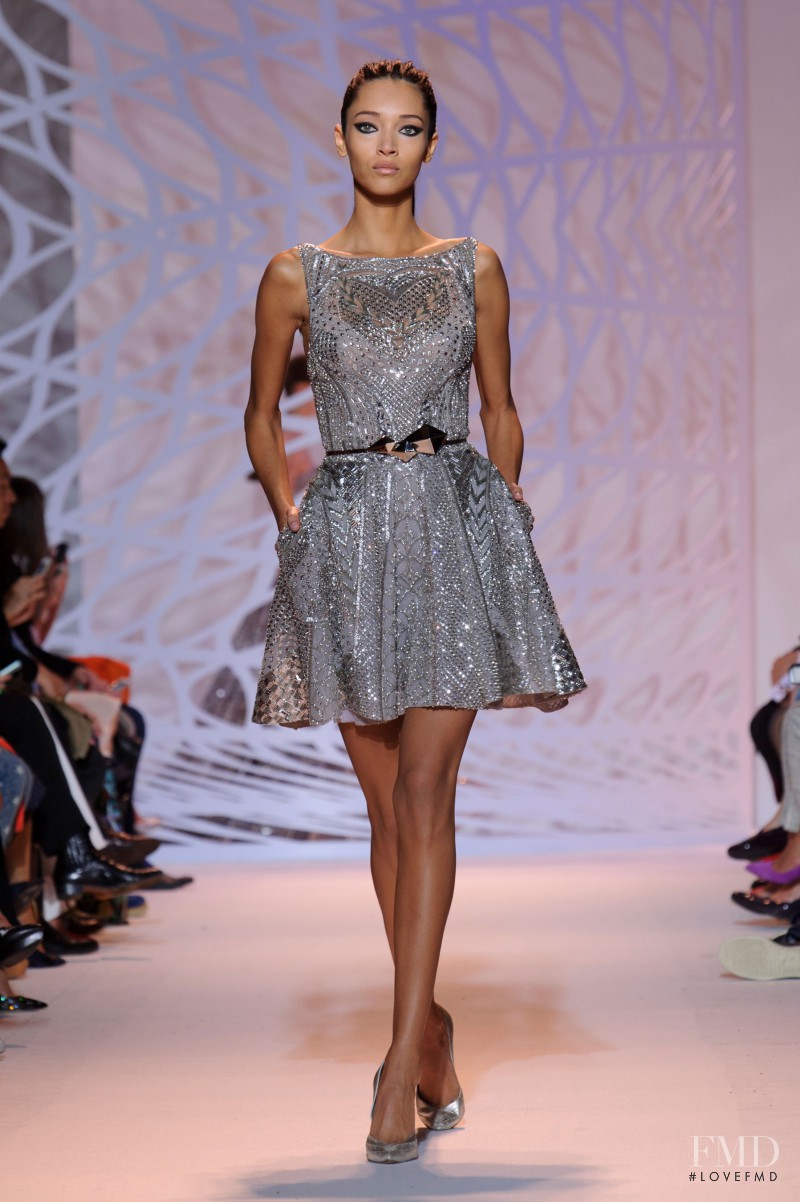 Daniela de Jesus featured in  the Zuhair Murad fashion show for Autumn/Winter 2014