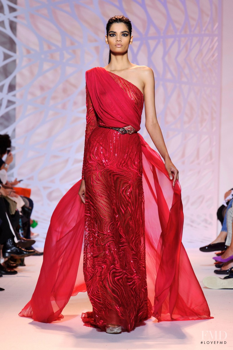 Bhumika Arora featured in  the Zuhair Murad fashion show for Autumn/Winter 2014