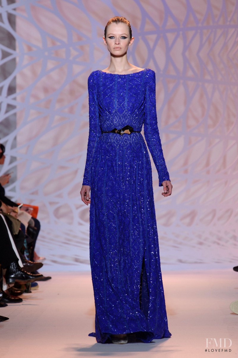 Anna Lund Sorensen featured in  the Zuhair Murad fashion show for Autumn/Winter 2014