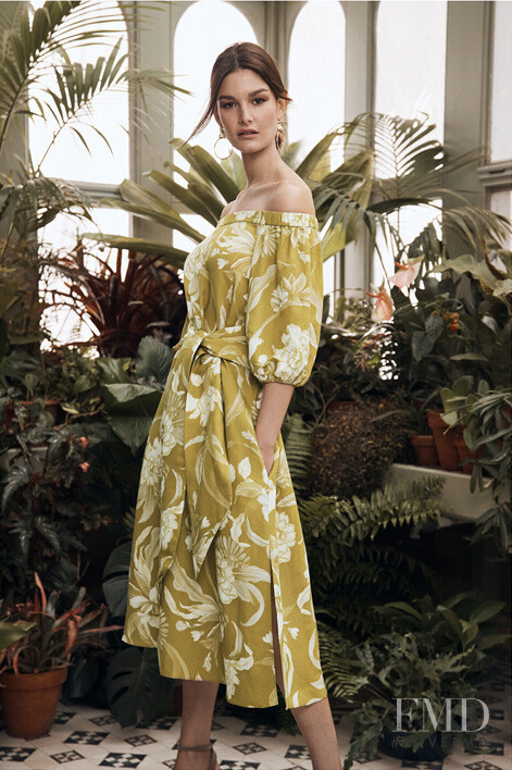 Ophélie Guillermand featured in  the Witchery Limited Edition Garden State lookbook for Fall 2019