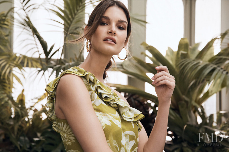 Ophélie Guillermand featured in  the Witchery Limited Edition Garden State lookbook for Fall 2019