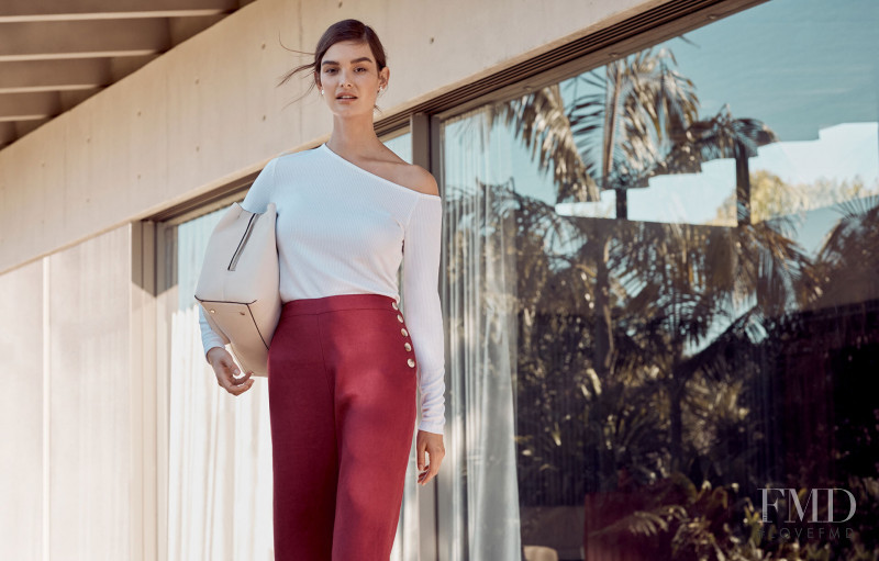 Ophélie Guillermand featured in  the Witchery lookbook for Autumn/Winter 2019