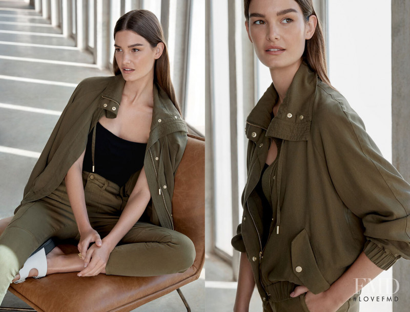 Ophélie Guillermand featured in  the Witchery lookbook for Autumn/Winter 2019