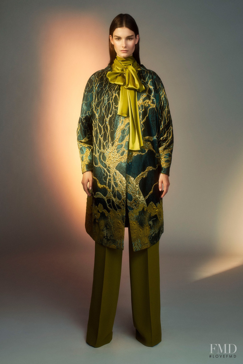 Ophélie Guillermand featured in  the Alberta Ferretti Limited Edition lookbook for Autumn/Winter 2019