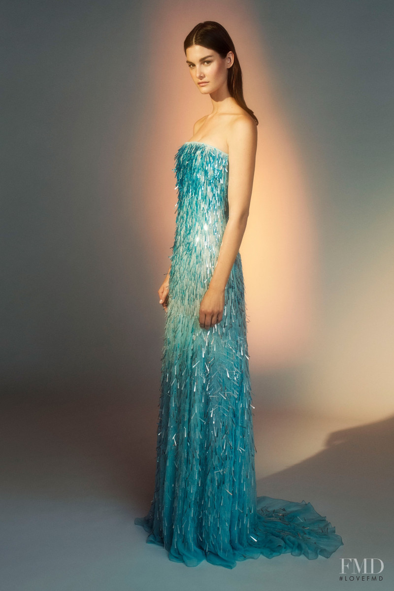Ophélie Guillermand featured in  the Alberta Ferretti Limited Edition lookbook for Autumn/Winter 2019