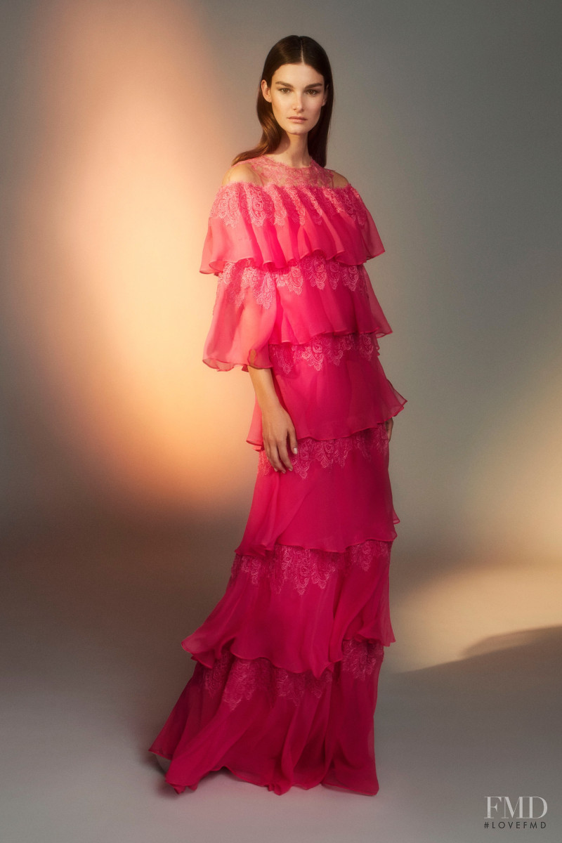 Ophélie Guillermand featured in  the Alberta Ferretti Limited Edition lookbook for Autumn/Winter 2019