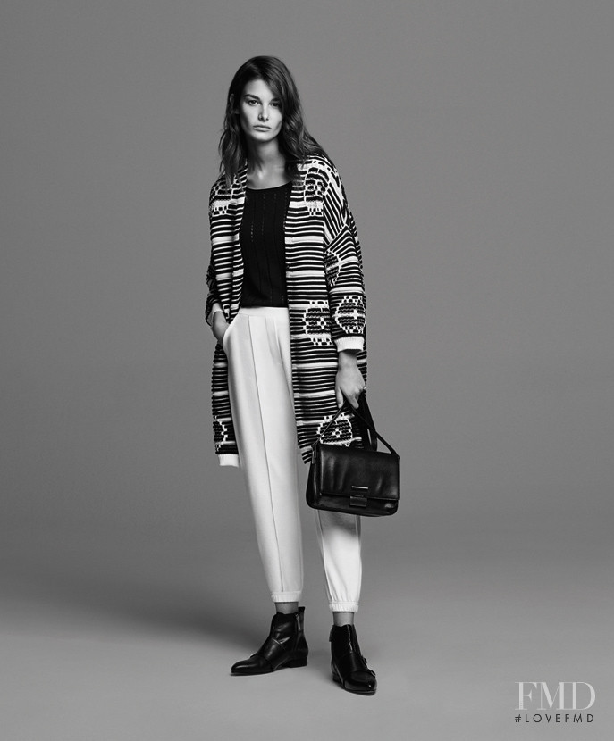 Ophélie Guillermand featured in  the Marella lookbook for Fall 2016