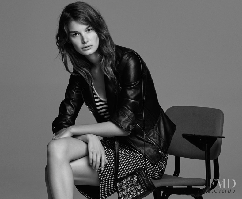 Ophélie Guillermand featured in  the Marella lookbook for Fall 2016