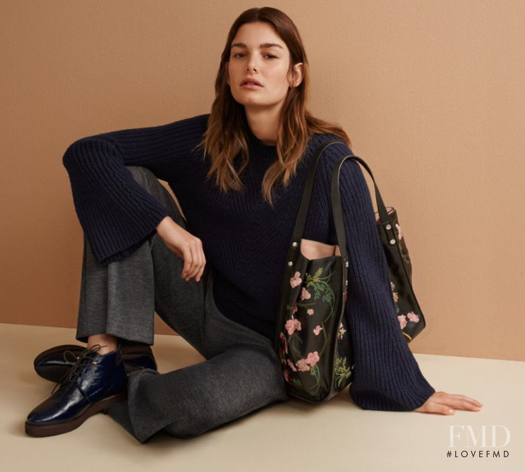 Ophélie Guillermand featured in  the Marella lookbook for Fall 2016