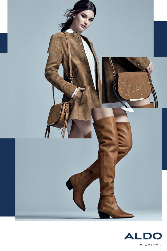 Ophélie Guillermand featured in  the Aldo advertisement for Autumn/Winter 2016