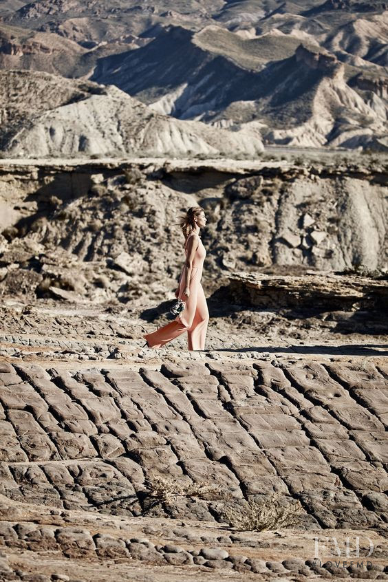 Ophélie Guillermand featured in  the Pedro Del Hierro advertisement for Spring/Summer 2016