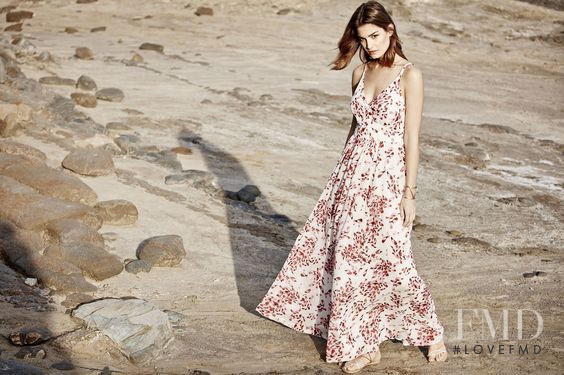 Ophélie Guillermand featured in  the Pedro Del Hierro advertisement for Spring/Summer 2016