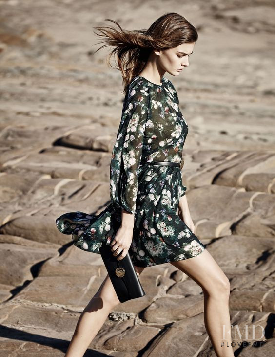 Ophélie Guillermand featured in  the Pedro Del Hierro advertisement for Spring/Summer 2016