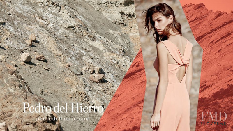 Ophélie Guillermand featured in  the Pedro Del Hierro advertisement for Spring/Summer 2016