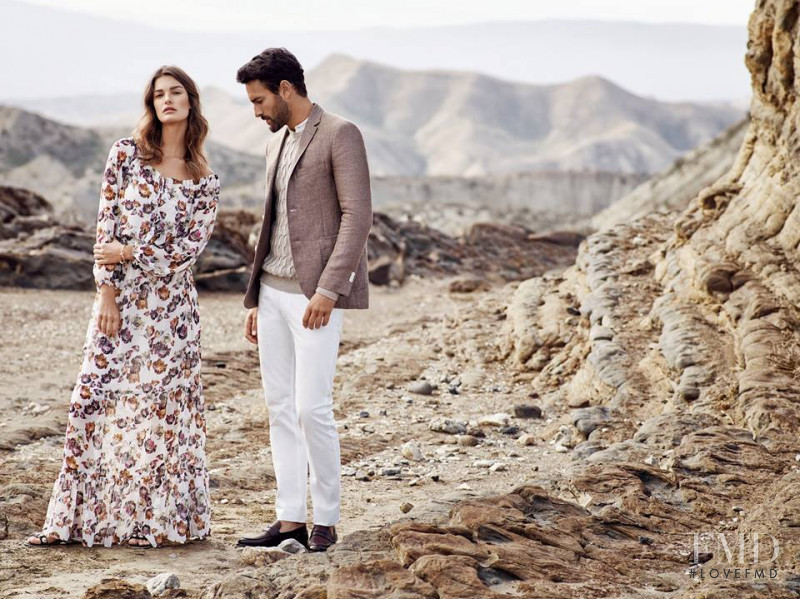 Ophélie Guillermand featured in  the Pedro Del Hierro advertisement for Spring/Summer 2016