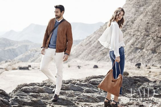 Ophélie Guillermand featured in  the Pedro Del Hierro advertisement for Spring/Summer 2016