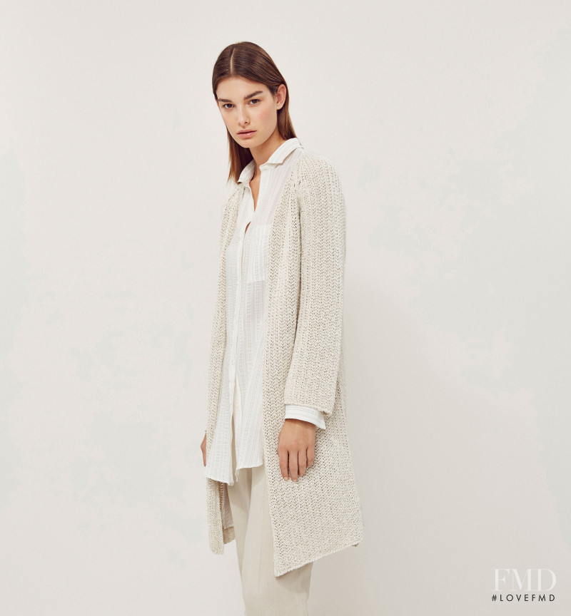 Ophélie Guillermand featured in  the Massimo Dutti NYC Limited Collection lookbook for Spring/Summer 2016