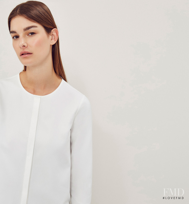 Ophélie Guillermand featured in  the Massimo Dutti NYC Limited Collection lookbook for Spring/Summer 2016