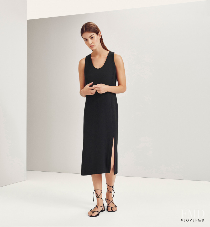 Ophélie Guillermand featured in  the Massimo Dutti NYC Limited Collection lookbook for Spring/Summer 2016