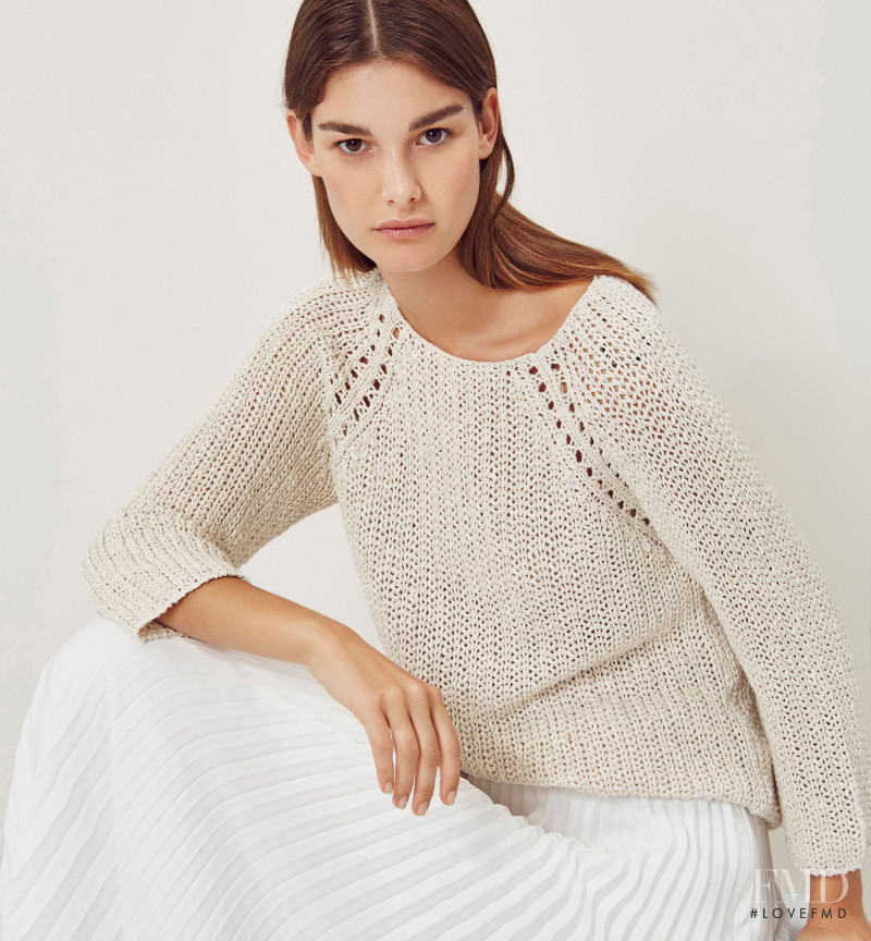 Ophélie Guillermand featured in  the Massimo Dutti NYC Limited Collection lookbook for Spring/Summer 2016