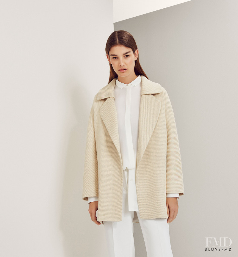 Ophélie Guillermand featured in  the Massimo Dutti NYC Limited Collection lookbook for Spring/Summer 2016