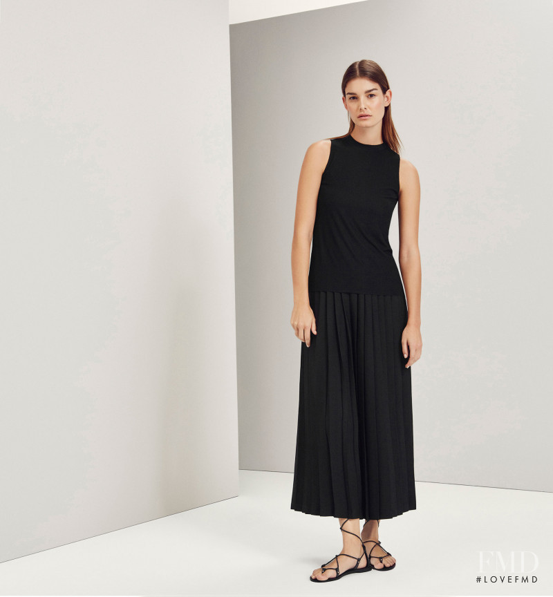 Ophélie Guillermand featured in  the Massimo Dutti NYC Limited Collection lookbook for Spring/Summer 2016