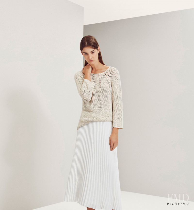 Ophélie Guillermand featured in  the Massimo Dutti NYC Limited Collection lookbook for Spring/Summer 2016