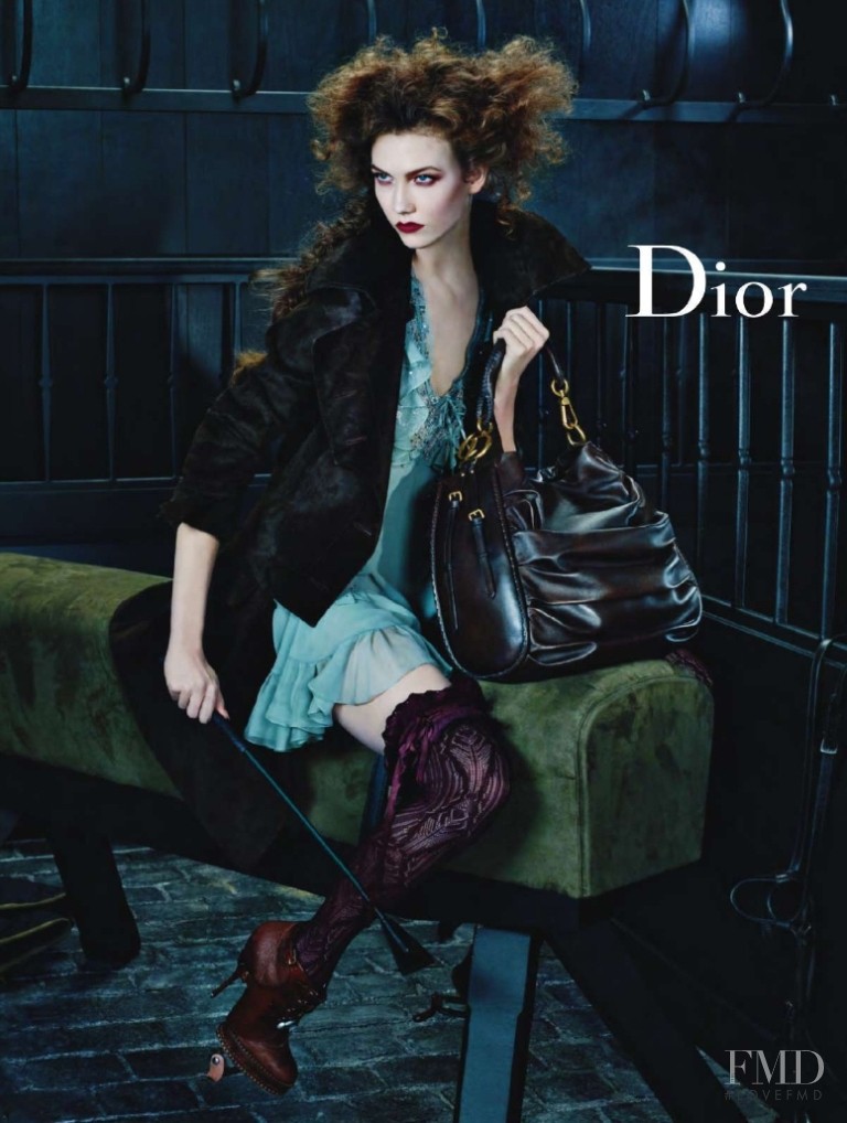 Karlie Kloss featured in  the Christian Dior advertisement for Autumn/Winter 2010