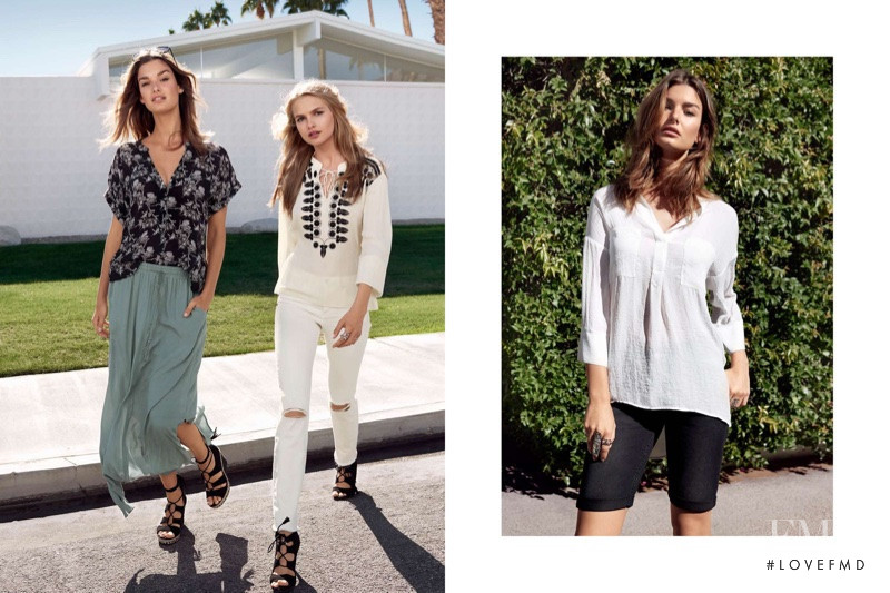 Ophélie Guillermand featured in  the H&M Modern Craft lookbook for Spring/Summer 2016