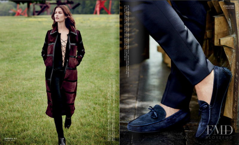 Ophélie Guillermand featured in  the South Coast Plaza lookbook for Fall 2015