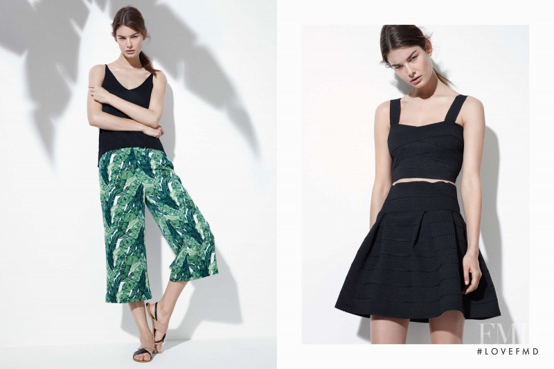 Ophélie Guillermand featured in  the H&M lookbook for Summer 2015