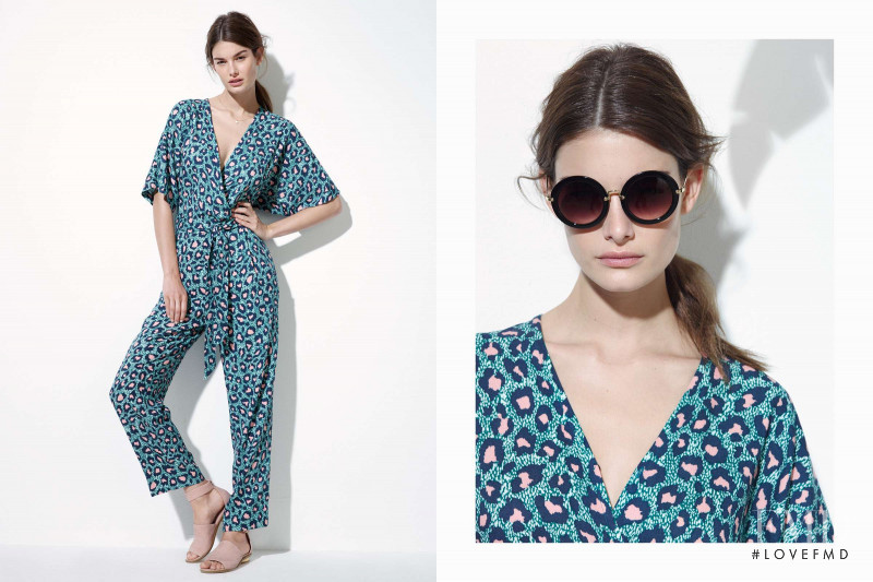 Ophélie Guillermand featured in  the H&M lookbook for Summer 2015